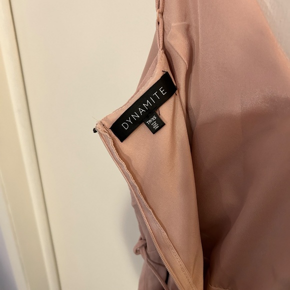 Dynamite Size XS Spaghetti Strap Nude Colored Dress - Picture 3 of 7